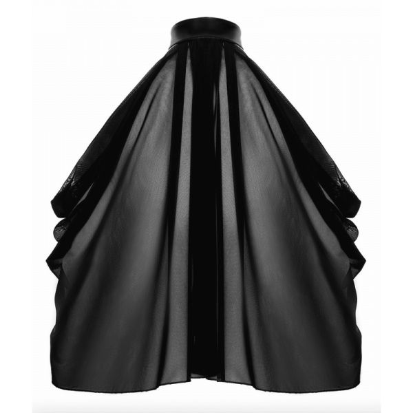 Bolero chic et sensuel F349 OPIUM  - Noir Handmade
