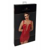 Mini robe lacée rouge BOMBSHELL F364  -Noir Handmade