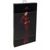 Robe longue F383 kink Royal brodé bordeaux - Noir Handmade
