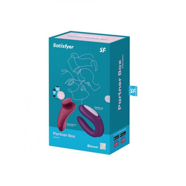 Coffret 2 sextoys connectés Partner Box 1 Satisfyer
