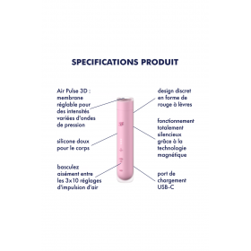 Stimulateur clitoridien de voyage First Kiss - Satisfyer