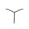 String en dentelle marron  ouvert avec chaînes dorées