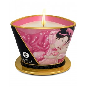 Bougie de massage pétales de roses 170ml  - Shunga