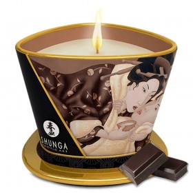 Bougie de massage naturelle chocolat 170ml  - Shunga