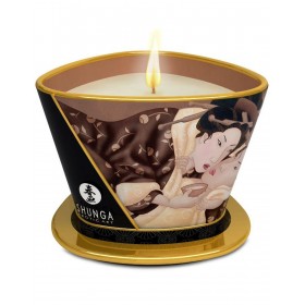 Bougie de massage naturelle chocolat 170ml  - Shunga