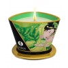 Bougie de massage naturelle au thé vert 170ml  - Shunga