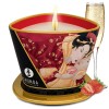 Bougie de massage naturelle  fraise vin pétillant 170ml  - Shunga