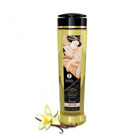 Huile de massage Desire vanille fétiche 240ml  - Shunga