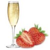 Huile de massage aphrodisiaque Romance fraise vin pétillant 240ml - Shunga