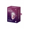 Stimulateur clitoridien par onde de pression sans contact et par vibration USB rose et blanc - Satisfyer