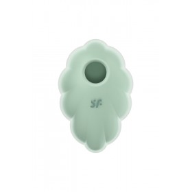 Stimulateur clitoridien par onde de pression sans contact et par vibration USB vert menthe- Satisfyer