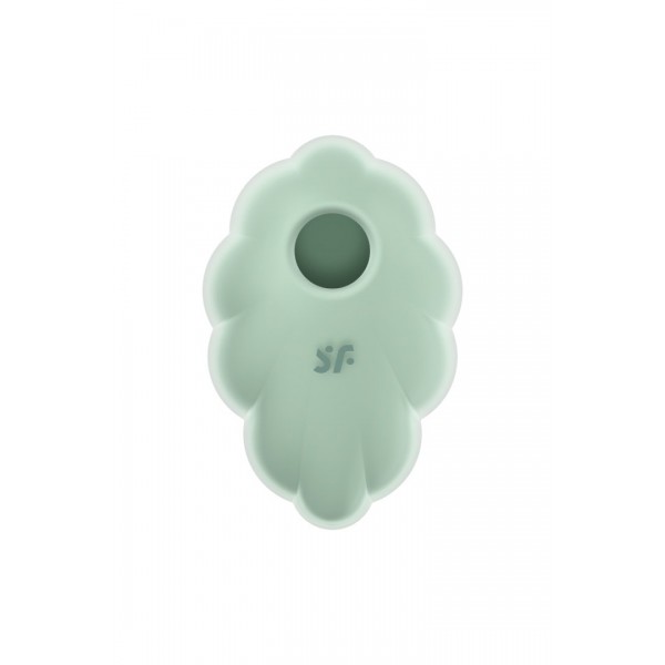Stimulateur clitoridien par onde de pression sans contact et par vibration USB vert menthe- Satisfyer