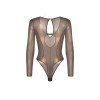 Body manches longues reflet doré SORANNA -Obsessive