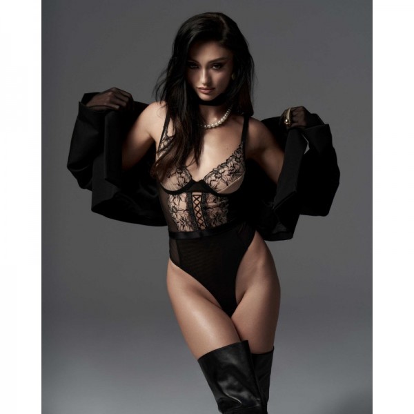 Body noir Vila Blanes – Gamme Luxueuse   - Obsessive                                           -  Madonna Lingerie