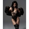 Body noir Vila Blanes – Gamme Luxueuse   - Obsessive                                           -  Madonna Lingerie