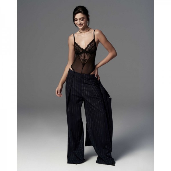 Body ouvert noir PERISIA - Obsessive