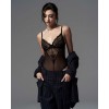 Body ouvert noir PERISIA - Obsessive