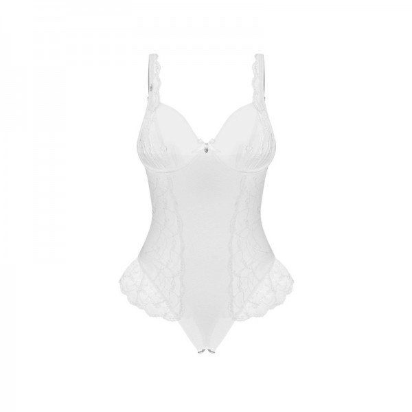 Body ouvert blanc Weddya - Obsessive