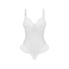 Body ouvert blanc Weddya - Obsessive
