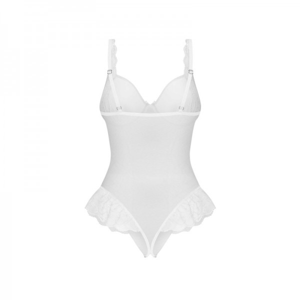 Body ouvert blanc Weddya - Obsessive