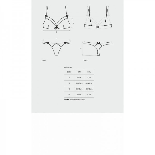 Ensemble 2 pcs INTENSA - noir