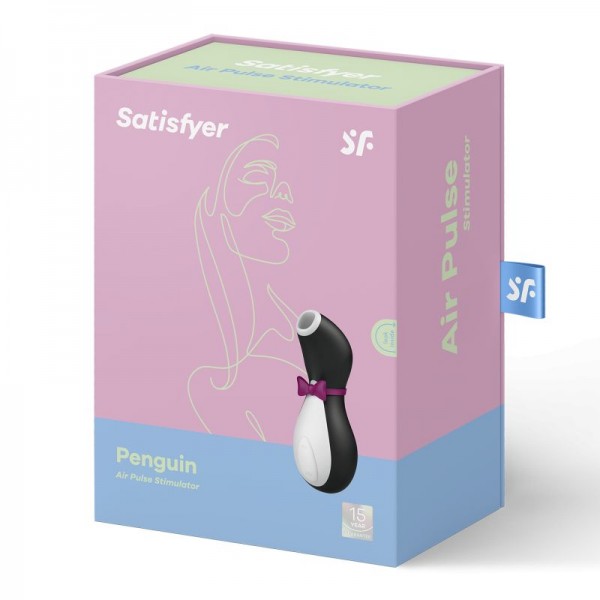 Stimulateur Satisfyer Pro Penguin Nouvelle Génération - Noir et Blanc