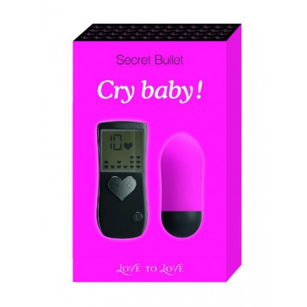 Oeuf Vibrant Cry Baby - Rose télécommandé