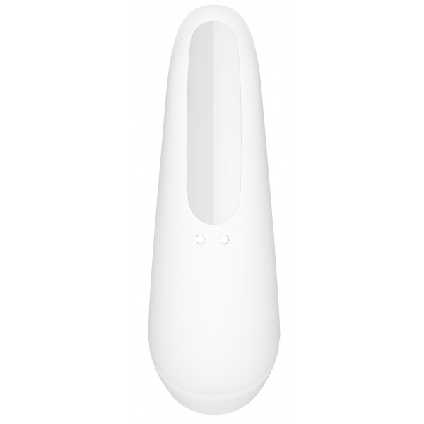 Stimulateur de clitoris connecté Love Triangle Satisfyer Blanc