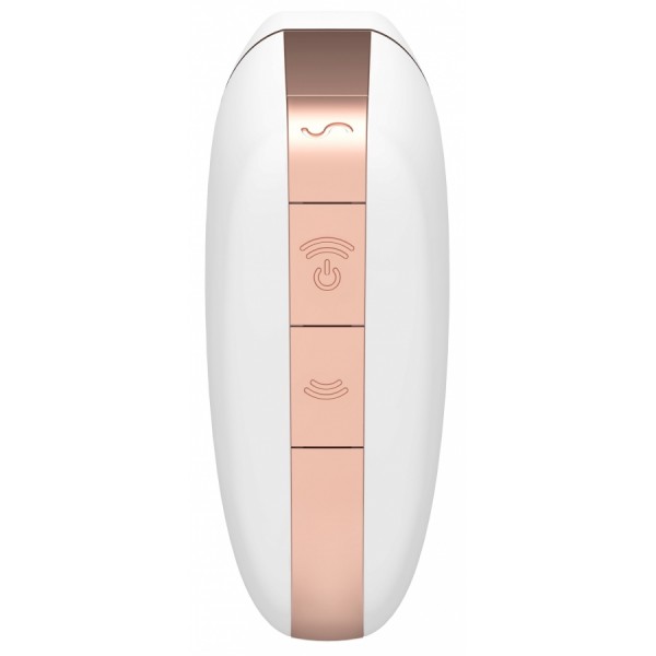 Stimulateur de clitoris connecté Love Triangle Satisfyer Blanc