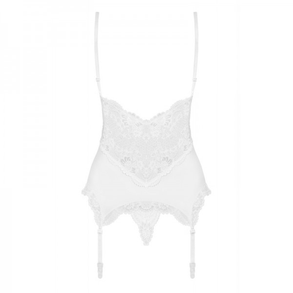 Guêpière  Blanche sensuelle