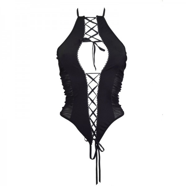 Body ouvert Noir Gisèle  - Beauty Night