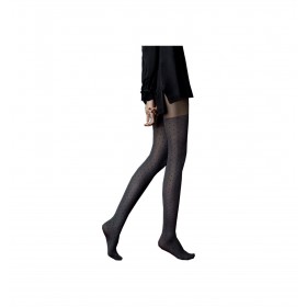 Grey Cat Collants 40 DEN - Gris et Noir