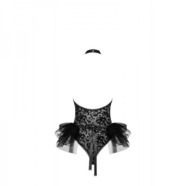 Frilles Costume - Noir spécial Halloween Grande Taille