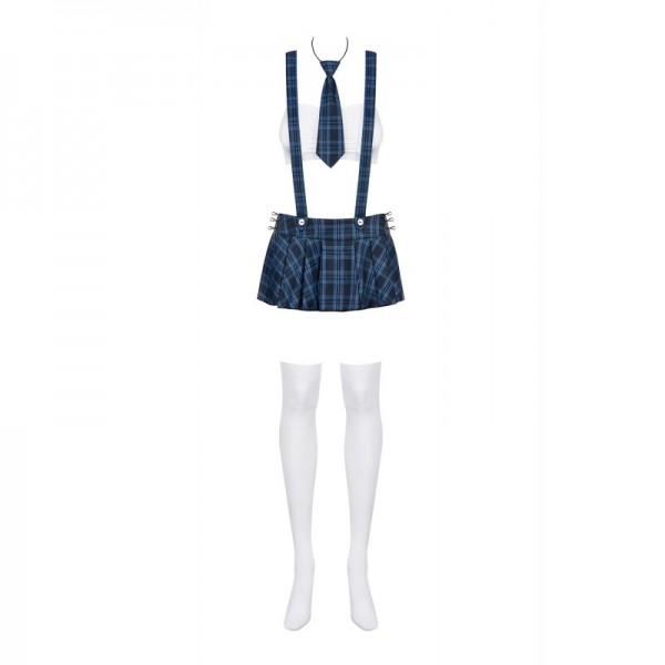 Studygirl Costume 5 pcs - Bleu