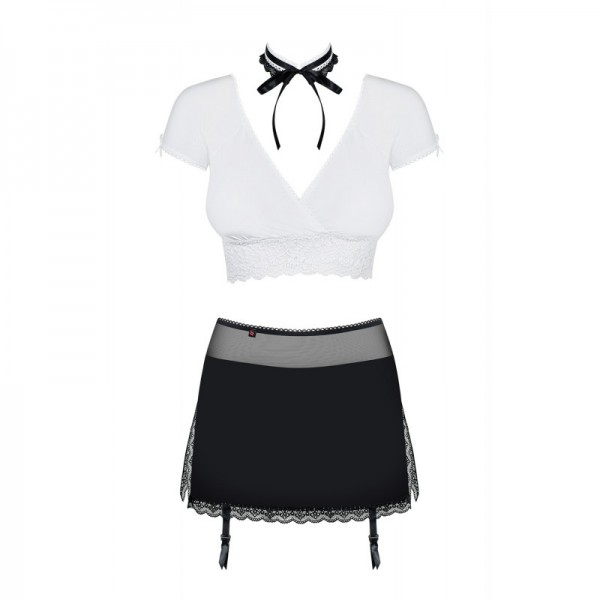 Secretary Costume 3 pcs - Noir et Blanc