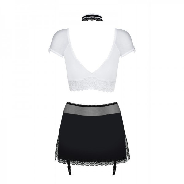 Secretary Costume 3 pcs - Noir et Blanc