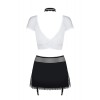 Secretary Costume 3 pcs - Noir et Blanc