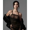 Nuisette longue  chic LUNE BELLIS- Noire
