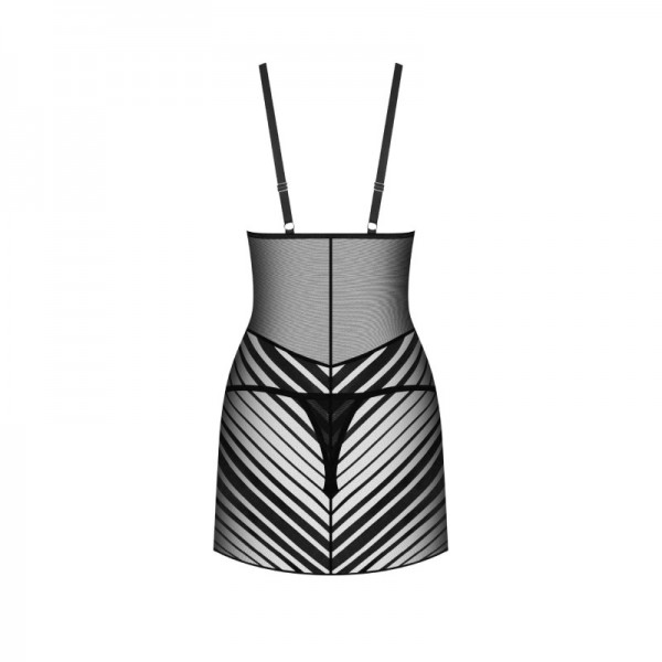 Nuisette longue  chic LUNE BELLIS- Noire