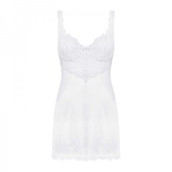 AMOR BLANCO nuisette blanche avec string