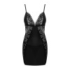 MADERRIS nuisette en dentelle noire & String