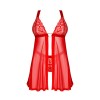 ELIANES babydoll rouge et string