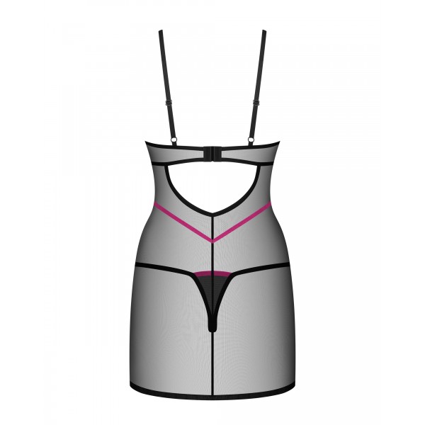 Nuisette et string NOVENES - Noir