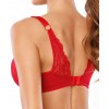 SCANDAL Soutien gorge à armatures rouge coquelicot