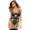 EMERAUDE body noir et vert émeraude