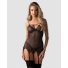 Corset et string NOVENES - Noir