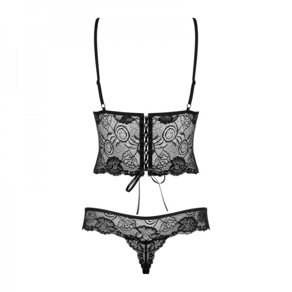 Body sensuel noir ALLURIA  - Obsessive