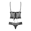 Body sensuel noir ALLURIA  - Obsessive