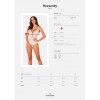 Body ouvert HEAVENELLY blanc  - Madonna Lingerie-