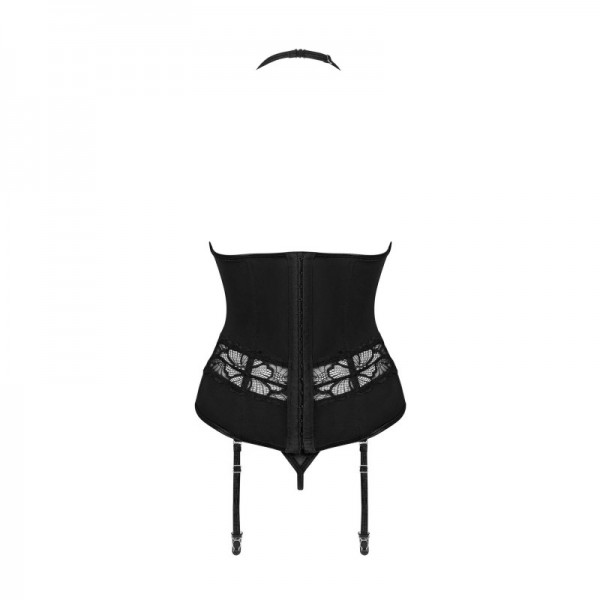 Guêpière et string SERAFIA - noire